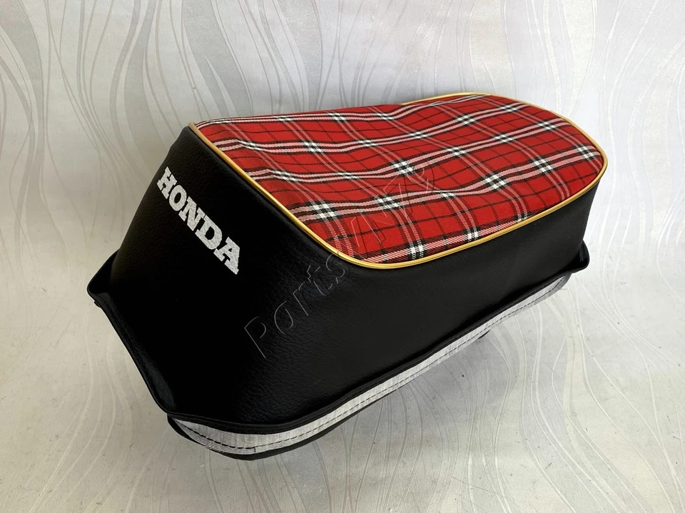 Cubierta de asiento tartán Honda Z50A 1968-1971. Funda de sillín para bicicleta Z50Z Z50 JDM Z50A K0-K2 Foto 2 de 4