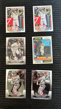 Oswaldo Cabrera Rookie Card Lot x6 Yankees RC Bowman Chrome Topps Heritage