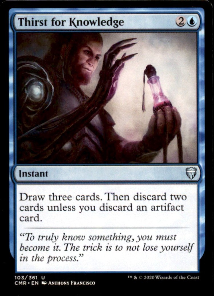 Thirst for Knowledge 103 - Commander Legends Uncommon - NM