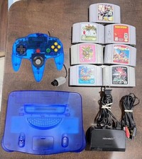 Nintendo 64 Console Transparent Blue - REGION FREE