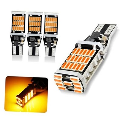 ijuicy 921 Led Bulb Reverse Light, 6000K CANBUS 912 T15 W16W 4014 4 PCS Yellow