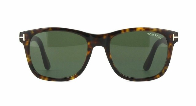 TOM FORD ERIC-02 FT0595 52N Sunglasses Havana Frame Green Lenses 55mm 