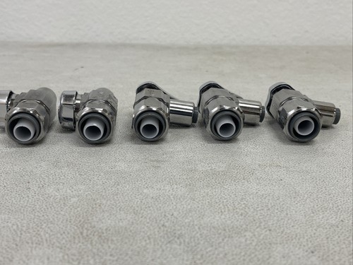 (5x) BrassCraft Straight & Angle Stop Valves 1/2” x 1/4” Push-to-Connect *NEW* - Picture 2 of 4