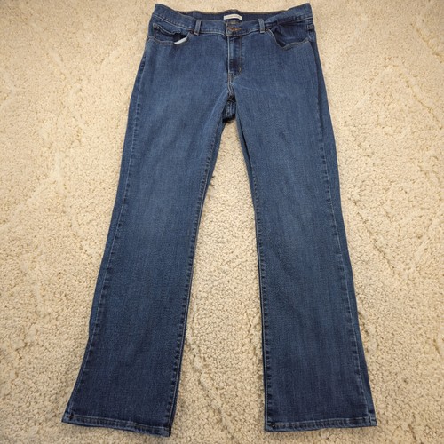 Levi Strauss Womens Jeans Classic Bootcut Size 14 33x31 Mid-Rise Stretch Denim - Picture 3 of 9