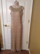 NWOT Harlow Dresses, Size 10, Champagne, Full Length