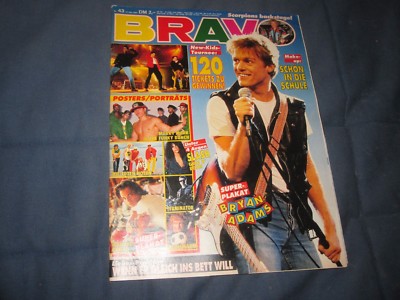 Bravo 17.10.1991 43/91 mit Terminator 2 Poster Heft komplett