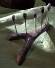 Vintage one-of-a-kind Handmade antler fondue set New never used! — photo 4