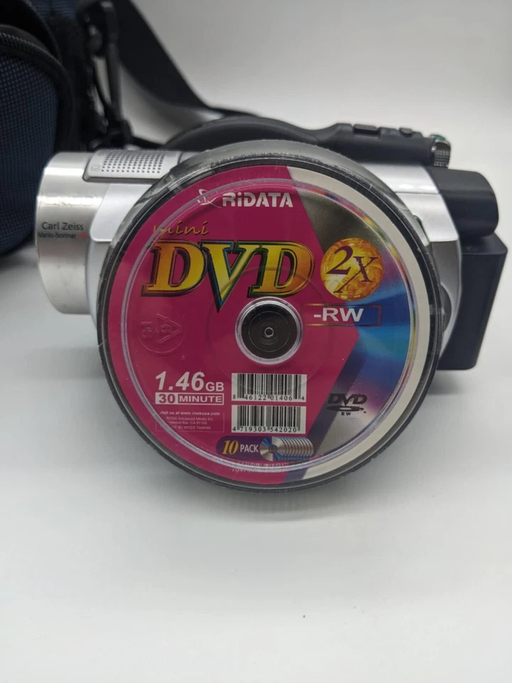 Sony Handycam HDRUX5 High Definition DVD Camcorder TESTED W/Battery & Charger+ - Image 3 of 4