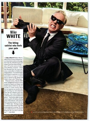 Mike White FULL PAGE magazine CELEBRITY CLIPPING photo article Writer Director