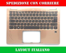 TASTIERA ORIGINALE PER LENOVO YOGA 720-13 720-13ikb CON TOPCASE PALMREST ORO