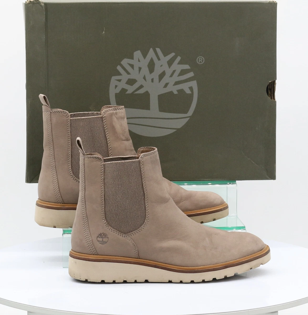 TIMBERLAND STREET WOMENS CHELSEA BOOTS UK 4.5 37.5 BROWN RRP GR | eBay