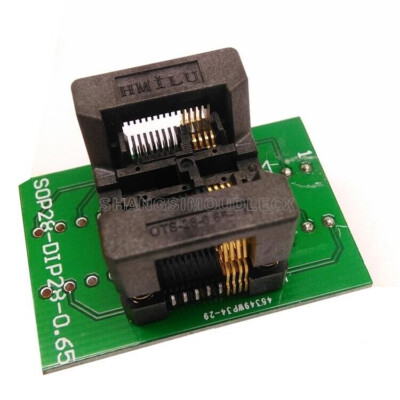 Chip programmer SSOP8 (28) 0.65 adapter socket to DIP20 DIP8 ots8 (28) -0.65