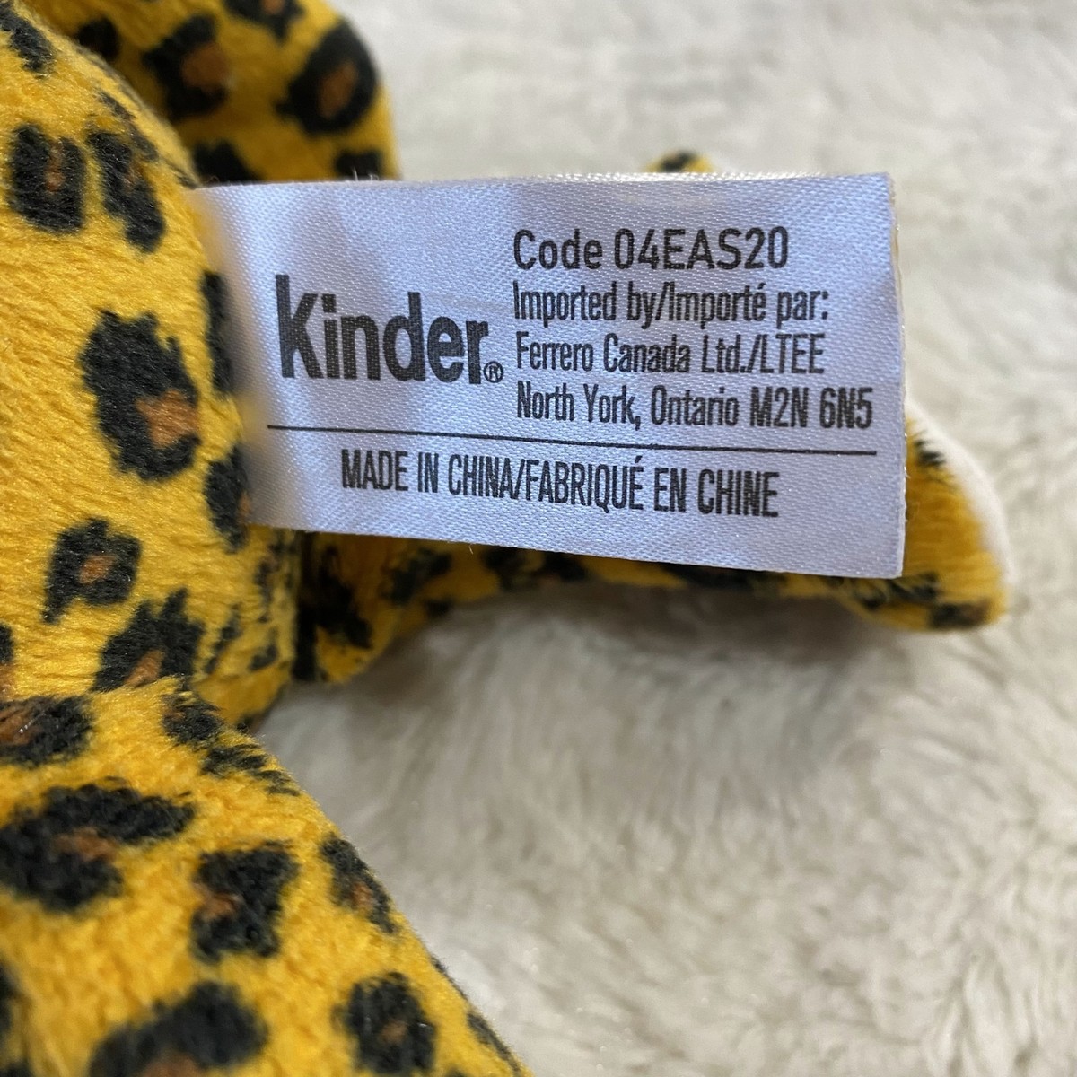 Kinder 04EAS20 Multicolor Leopard Cheetah 8-inch Soft Plush Kinder 04EAS20 Multicolor Leopard Cheetah 8-inch Soft Plush