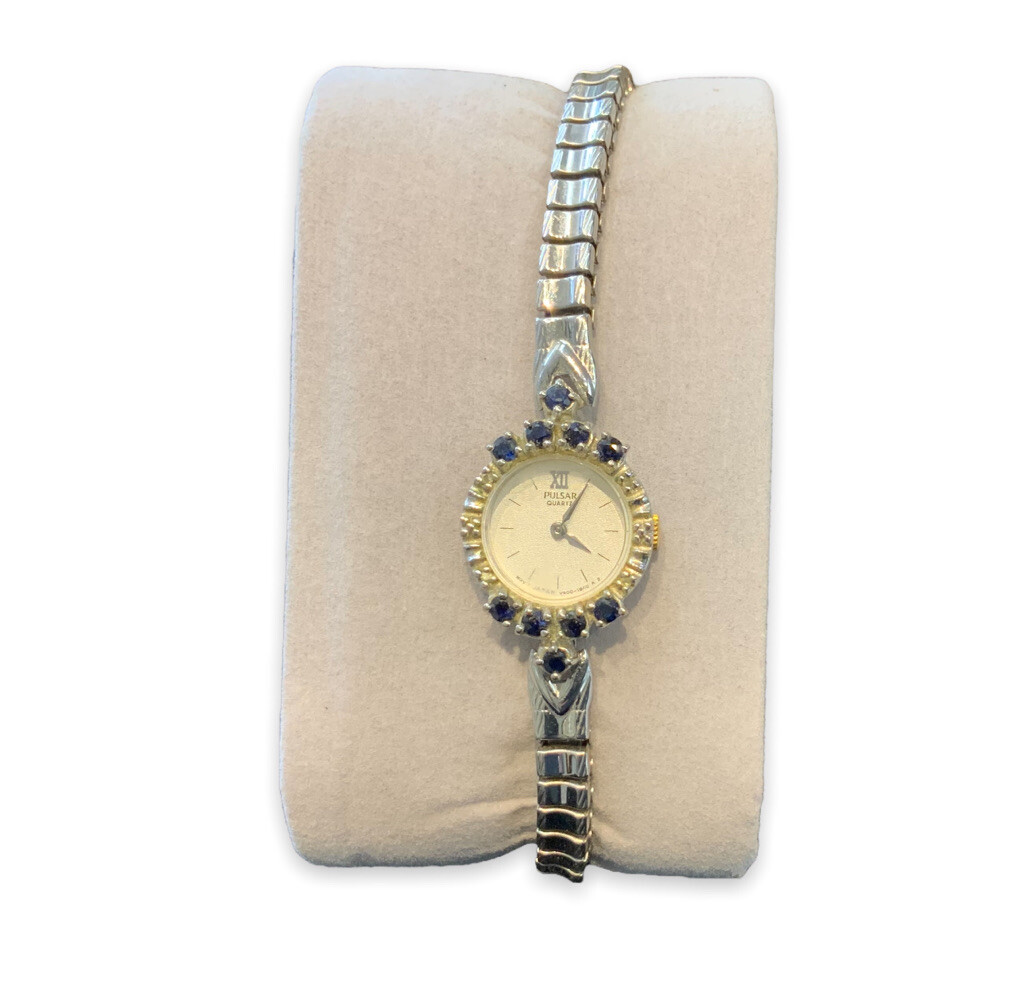 antique , pulsar , sapphire, ladies watch, V400 L 307 A | eBay