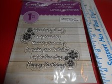 Crafter's Companion Clear Stamp - Lovely Surprises New P7
