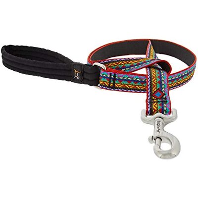 Lupine Dog Leash 1'' Wide El Paso Design 6-Foot Long with Padded Handle