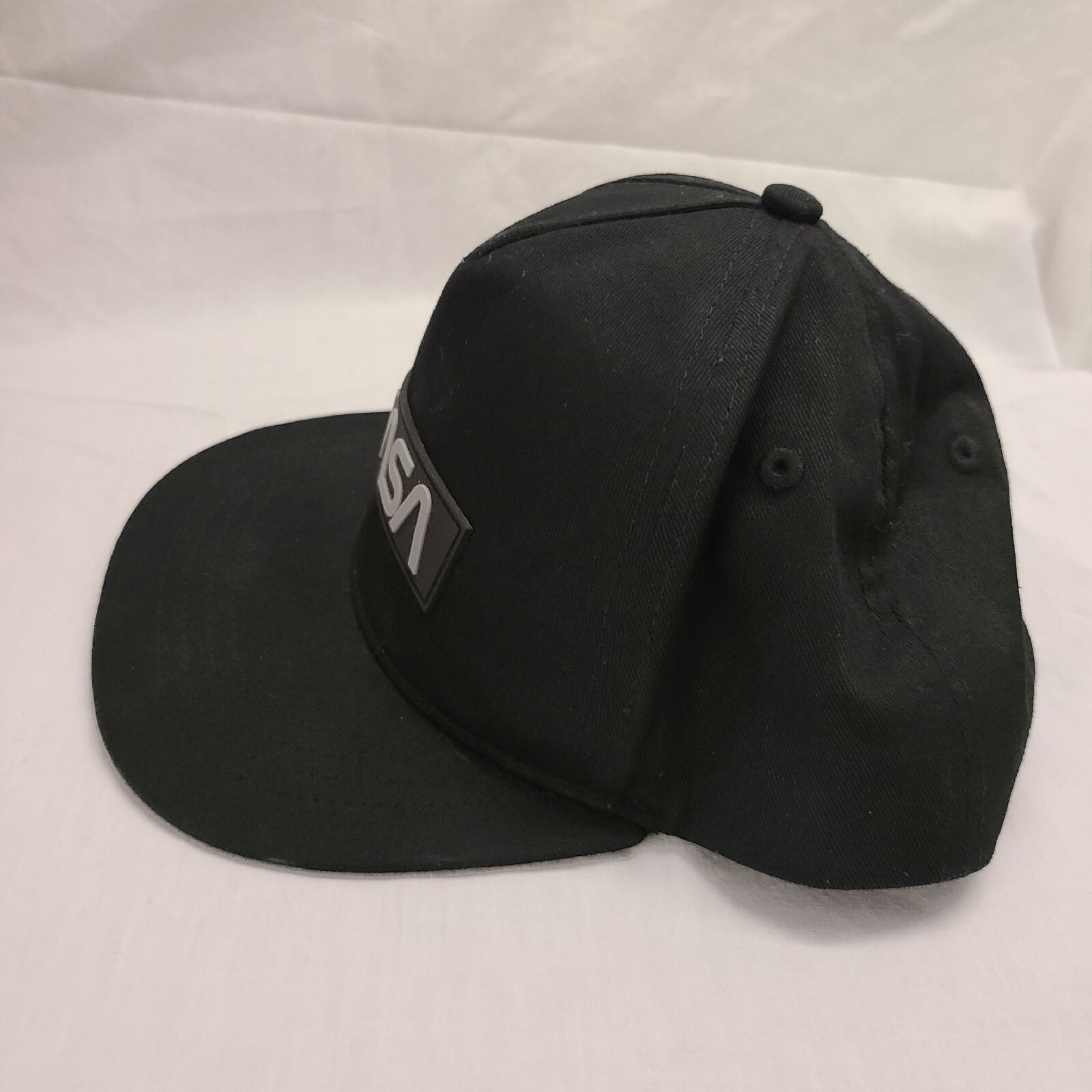 NASA snapback hat view Earth underside Black cap … - image 6