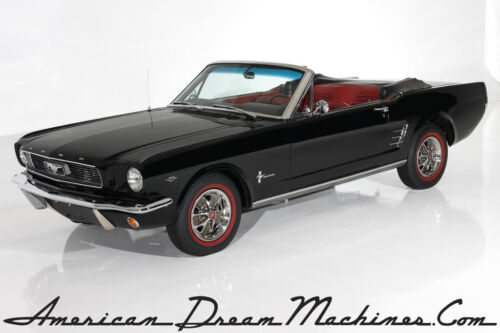 1966 Ford Mustang Raven Black, 289FI Auto AC, PDB