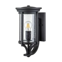 AußEnleuchte Wandleuchte Wandlampe Gartenlampe Stahl Glas H 38,8 Cm Laterne