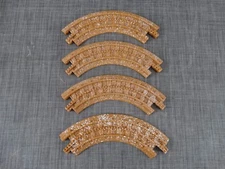 Fisher Price GEO TRAX Specked Brown and White Track 4 Pieces