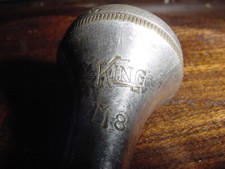 RARE VINTAGE KING CORNET MOUTHPIECE  18 CLEVELAND OHIO USA