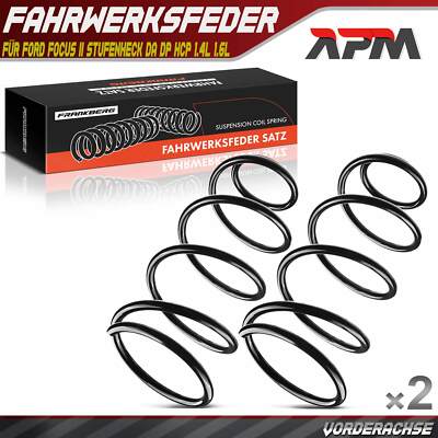 2x Federn Fahrwerksfeder Vorne für Ford Focus II Stufenheck DA DP HCP 1.4L 1.6L