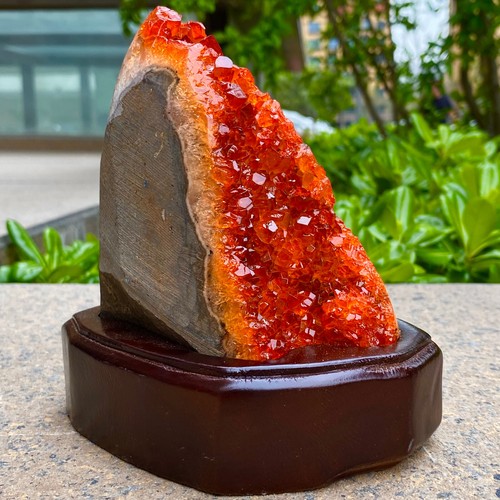 1.99LB Natural Citrine Geode Crystal Cluster Quartz Mineral Specimen Healing - Bild 2 von 13