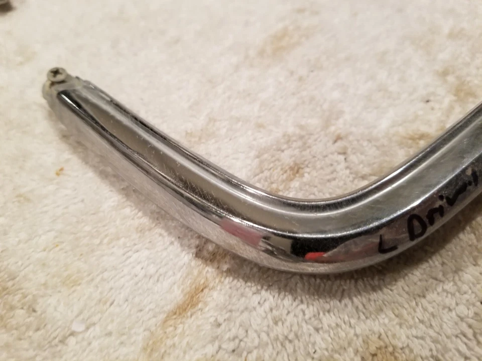 1968 PLYMOUTH SATELLITE СПОРТИВНЫЙ УНИВЕРСАЛ МОЛДИНГ ОТДЕЛКА ХРОМ СЛЕВА 2785647 - Изображение 2 из 4