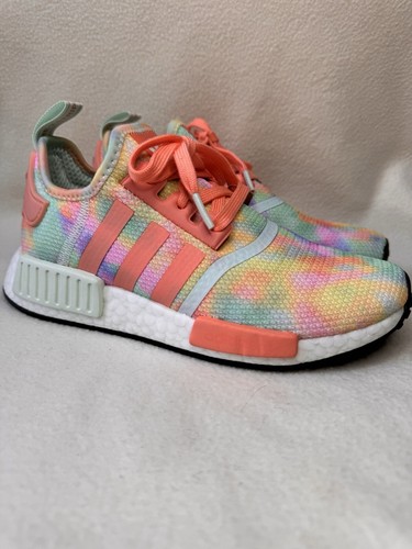 Adidas Original NMD_R1 W Tie Dye Purple Size 6.5 Women's Boost ...