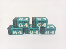 B-W 35mm negative FOTO-64 film 36 shots 5 pcs Svema expired lomography