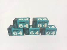 B-W 35mm negative FOTO-64 film 36 shots 5 pcs Svema expired lomography