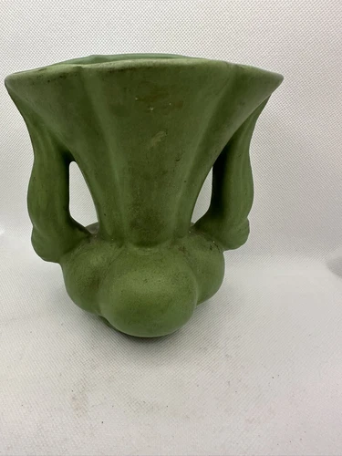 Vase, Niloak,  green,  art deco, Mid-Century, 1940’s 1-780