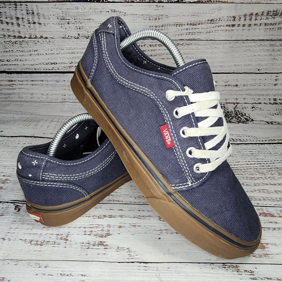 Vans denim gum sole cheap