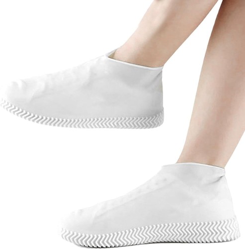 Resistant Silicone Overshoes Rain Waterproof Shoe Covers Boot Cover Protector - Picture 24 of 70