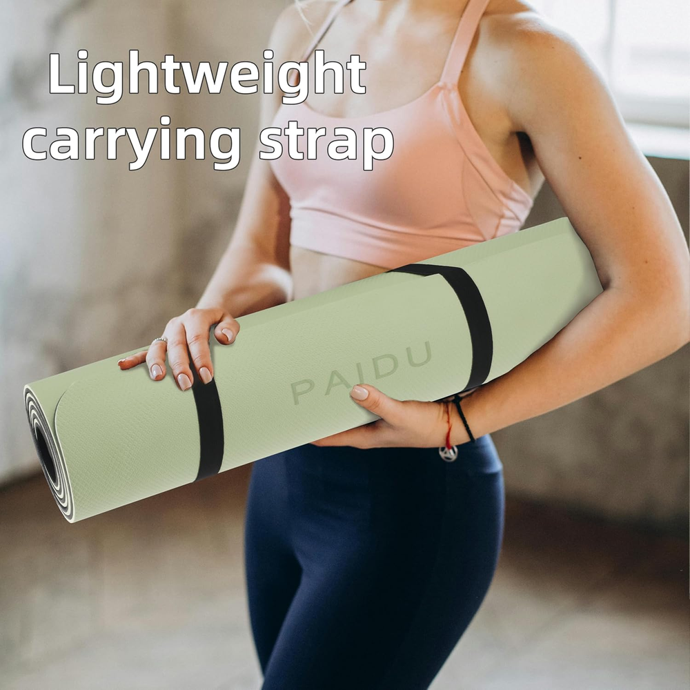 Non-Slip Extra Thick High Resilience Anti-Tear Professional POE Yoga Mat