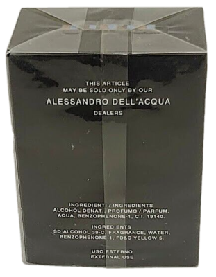 ❤️ALESSANDRO DELL'ACQUA MAN ,EAU DE TOILETTE,1.7OZ 50ML,SEALED