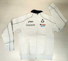 6869 ASICS FIPAV FELPA UOMO NAZIONALE ITALIANA PALLAVOLO GIACCA SQUADRA ITALIA