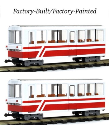 HOn30/HOe World Craft Kurobe Bohafu-2500 2 Passenger Cars Set H0e Coach Carriage
