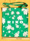 RIXO Green Tote Bag 14½"x16" With Straps - Mint Condition — photo 2