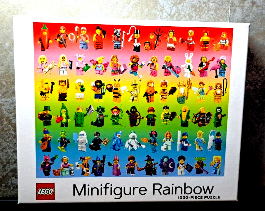 Lego Ideas Minifigure Rainbow Puzzle - New & Unopened