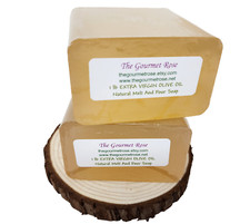 2 lb ACEITE DE OLIVA VIRGEN EXTRA Derretir y verter jabón de glicerina pura 100% totalmente natural