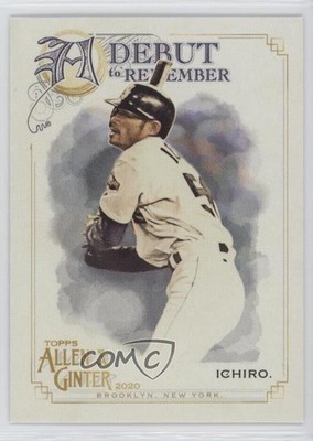 2020 Topps Allen & Ginter's A Debut to Remember Ichiro Suzuki #DTR-30 HOF 1je8