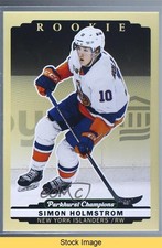 2022-23 Upper Deck Parkhurst Champions Rookies Simon Holmstrom #307 READ 7m7