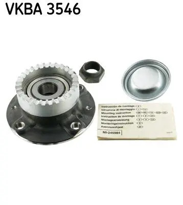 Cuscinetto ruota VKBA 3546 SKF per PEUGEOT CITROËN