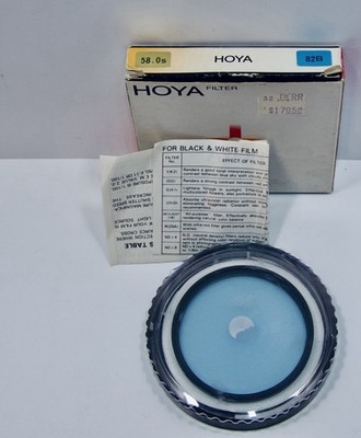 Hoya 55mm 82B filter with plastic case Japan New