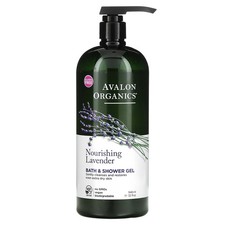 Bath & Shower Gel, Nourishing Lavender, 32 fl oz (946 ml) 0.66 per gallon