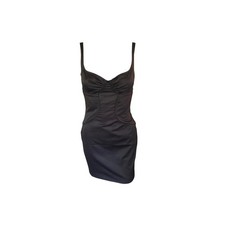 Gucci Dress Women IT 38 Black Excellent Tom Ford 90s Archive Open Back Cut Out