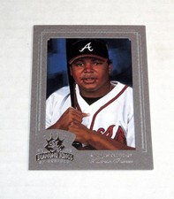 2003 Diamond Kings Silver Framed 84 Andruw Jones (#/400)  HOF Braves