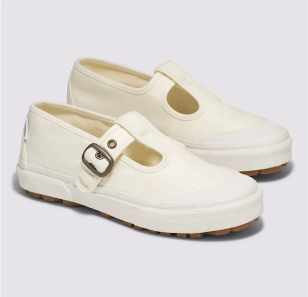 Zapatos Planos Mary Jane GUESS Kalidal Para Mujer - Blanco - Talla 35 EU