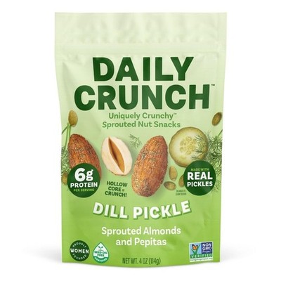 Daily Crunch Dill Pickle Sprouted Almonds And Pepitas, 4 Oz
